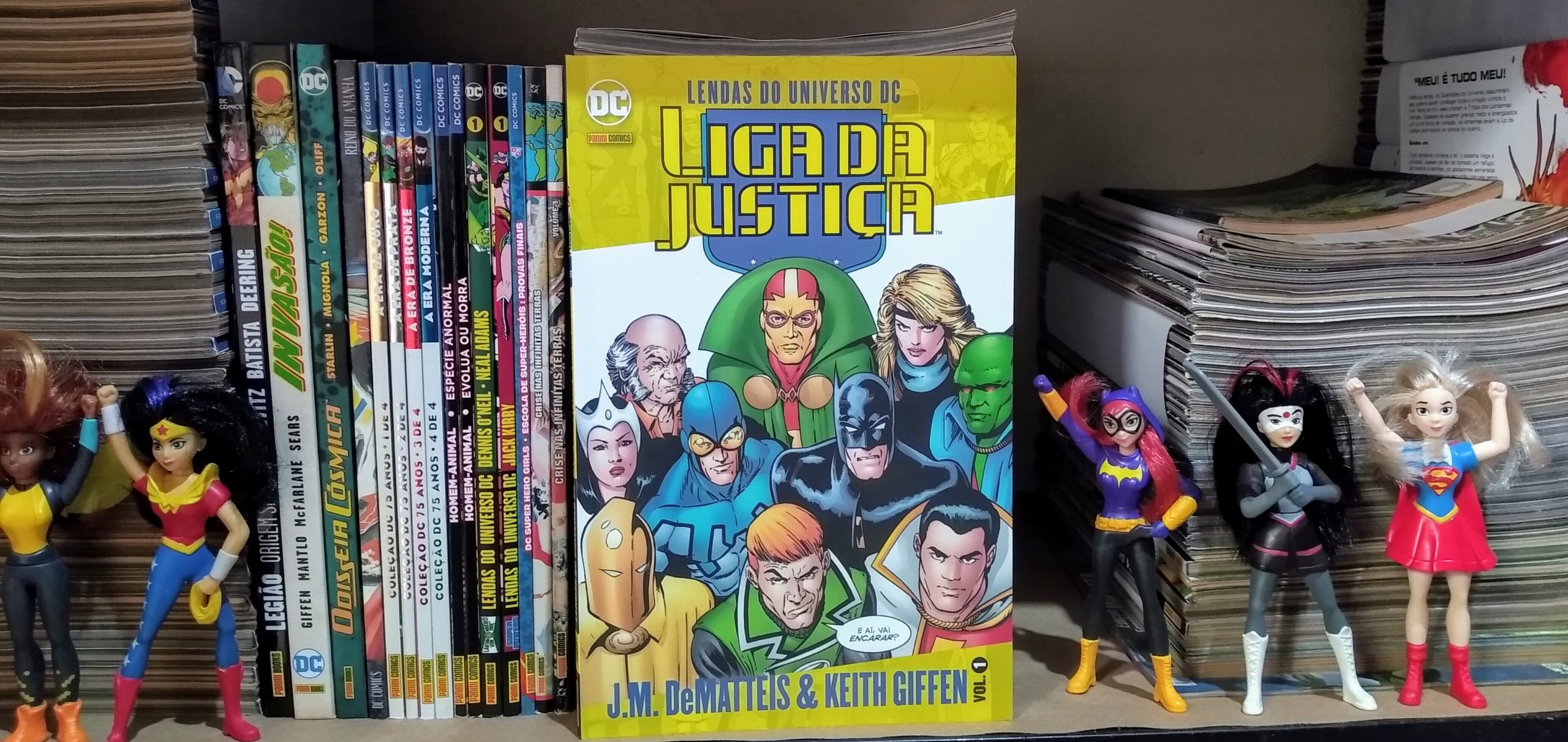 Liga da Justiça: Lendas do Universo DC - Dematteis & Giffen - capa