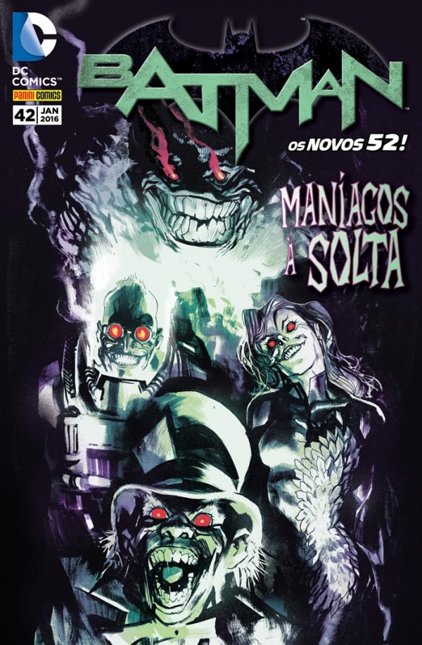 Batman (Os Novos 52!) nº 42 - janeiro de 2016 - capa