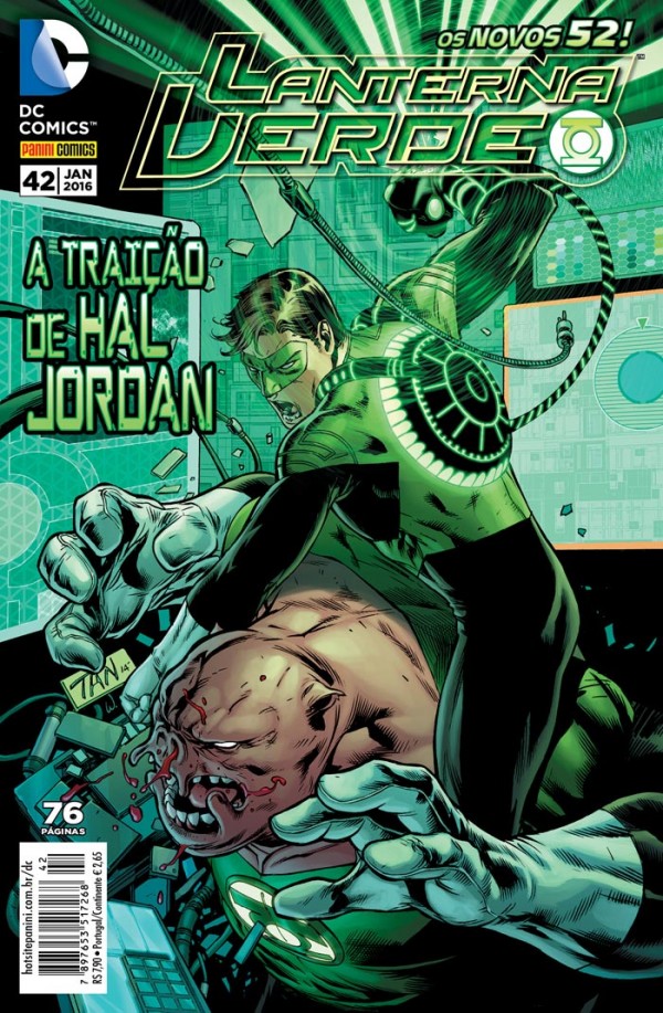 Lanterna Verde (Os Novos 52!) #42 - janeiro de 2016 - capa