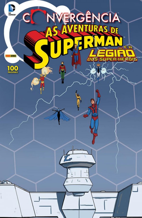 Convergência: As Aventuras do Superman e a Legião dos Super-Heróis - fevereiro de 2016 - capa