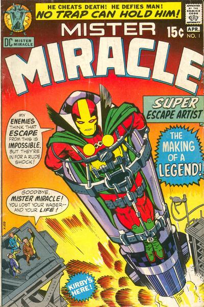 Mister Miracle nº 1 - março de 1971 - capa