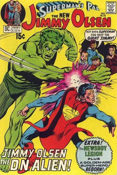 Superman’s Pal, Jimmy Olsen nº 136 - março de 1971 - capa