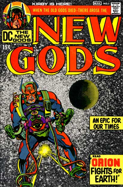 The New Gods nº 1 - fevereiro de 1971 - capa