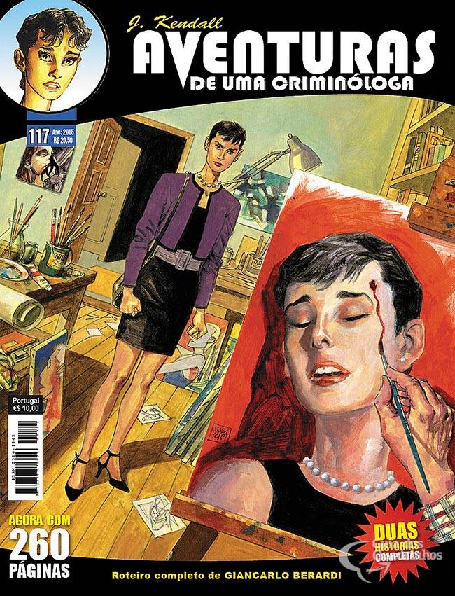 J. Kendall - Aventuras de uma Criminóloga nº 117 - julho/agosto de 2015 - capa