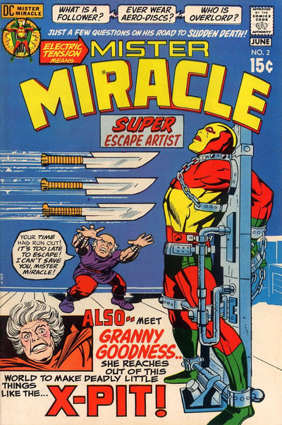 Mister Miracle nº 2, maio-junho de 1971 - capa