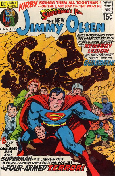 Superman’s Pal, Jimmy Olsen nº 137, abril-maio de 1971 - capa
