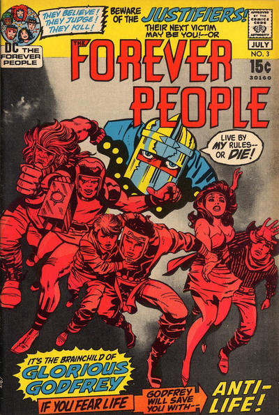 The Forever People nº 3, junho-julho de 1971 - capa
