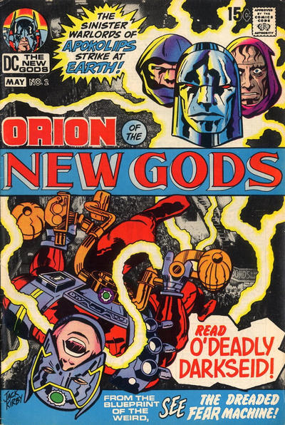 The New Gods nº 2, abril-maio de 1971 - capa